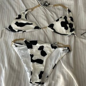 COW PRINT SHEIN BIKINI